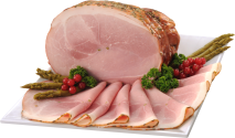 Jambon du asperge half