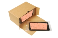 Mousse de canard, gerookte eendeborst, mango en abrikoos 8x150 gr (pla