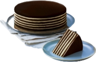 Spekkoek Chocolade  4x570 gr